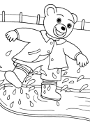 Little Brown bear Online Coloring